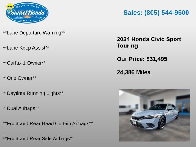 Certified 2024 Honda Civic Sport Touring image 6