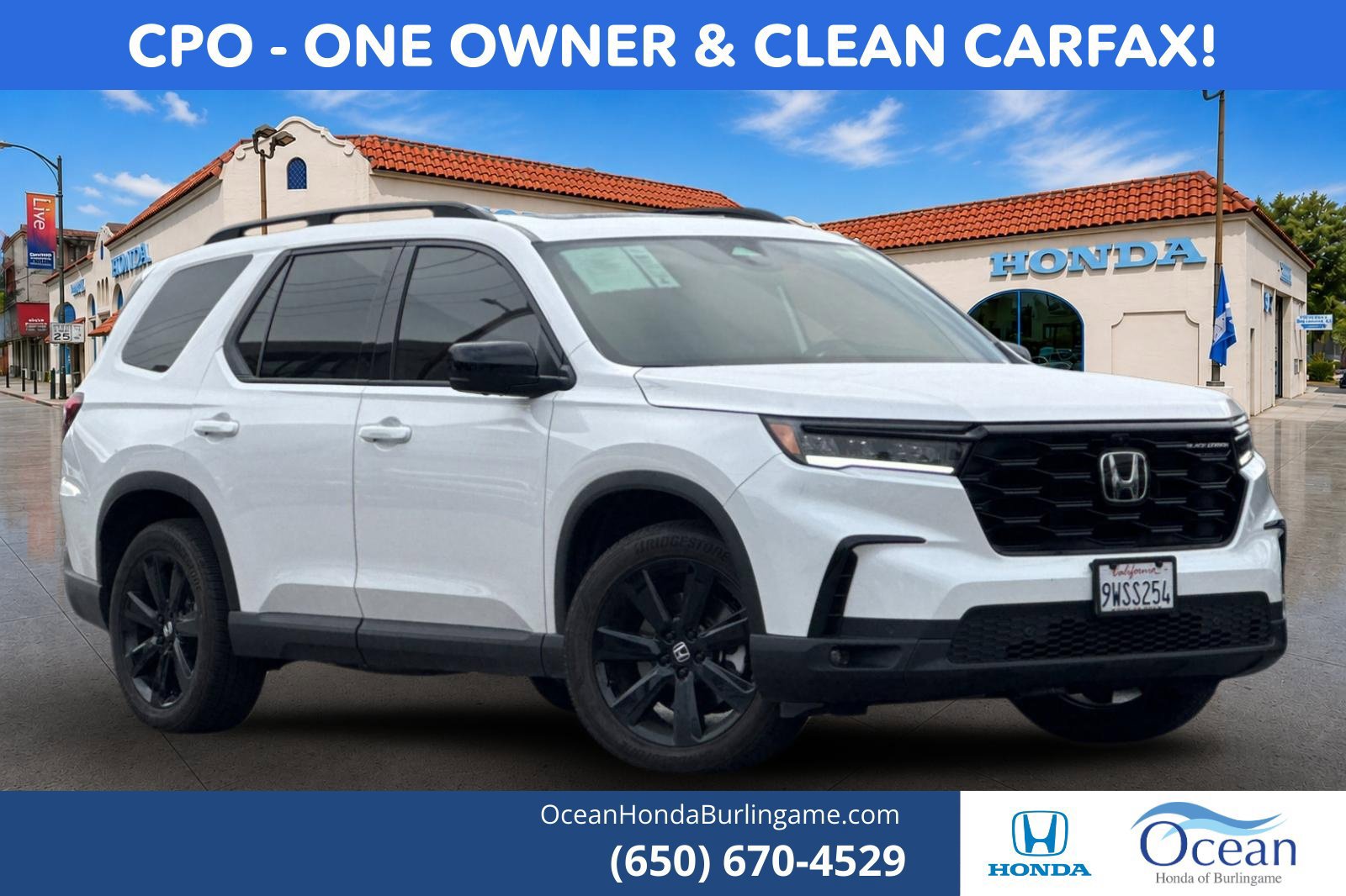 Certified 2025 Honda Pilot Black Edition image 1