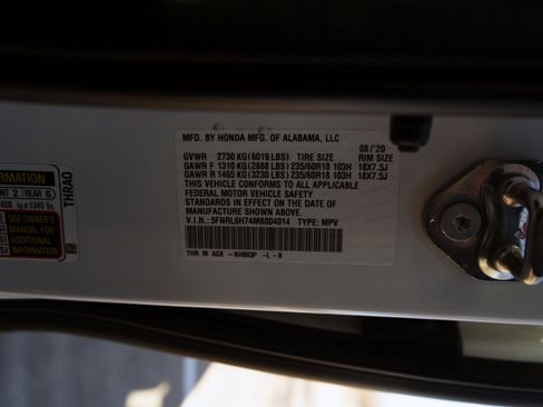 Certified 2021 Honda Odyssey EX-L image 48
