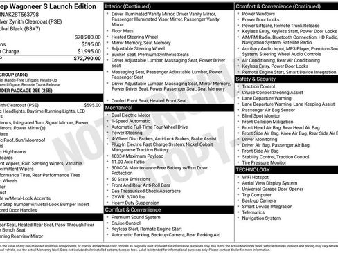 Used 2025 Jeep Wagoneer S Launch Edition AWD/4WD image 6