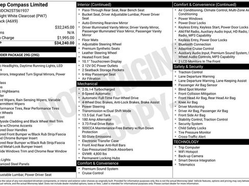 Used 2025 Jeep Compass Limited AWD/4WD image 24