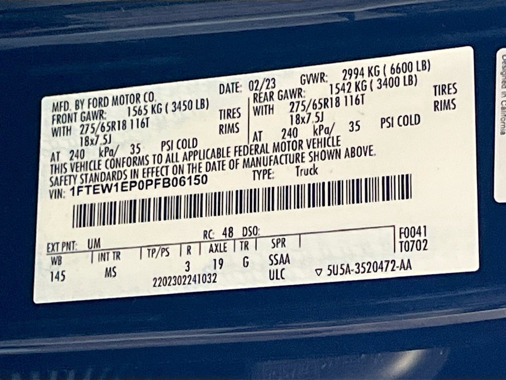Used 2023 Ford F150 XLT w/ Equipment Group 302A High AWD/4WD image 33