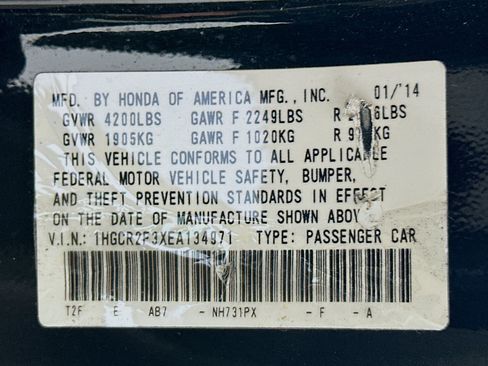 Used 2014 Honda Accord LX image 12