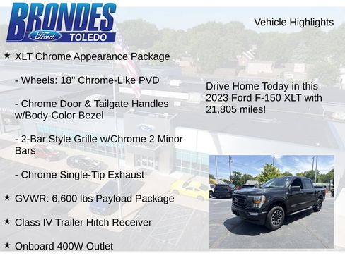 Used 2023 Ford F150 XLT w/ Equipment Group 302A High AWD/4WD image 27