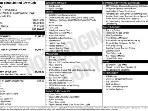 Used 2023 RAM 1500 Limited w/ (RED) Edition AWD/4WD image 34