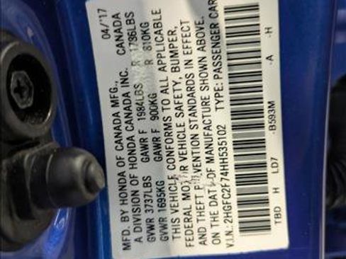 Used 2017 Honda Civic EX image 16