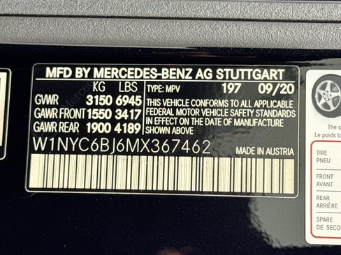 Used 2021 Mercedes-Benz G 550 G 550 4MATIC SUV image 31