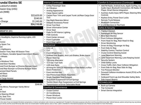 New 2026 Hyundai Elantra SE image 6