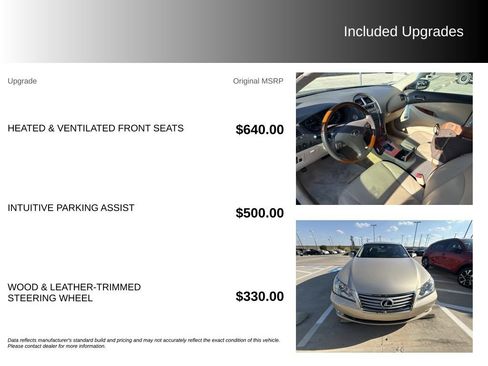 Used 2010 Lexus ES 350 w/ Preferred Accessory Package FWD image 5