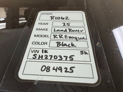 Used 2025 Land Rover Range Rover Evoque S image 28