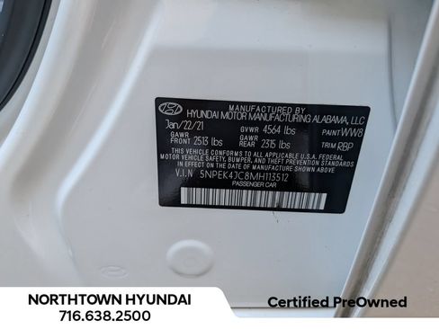 Certified 2021 Hyundai Sonata N Line FWD image 44