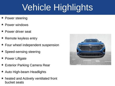 Used 2025 Volkswagen Atlas SE AWD/4WD image 3