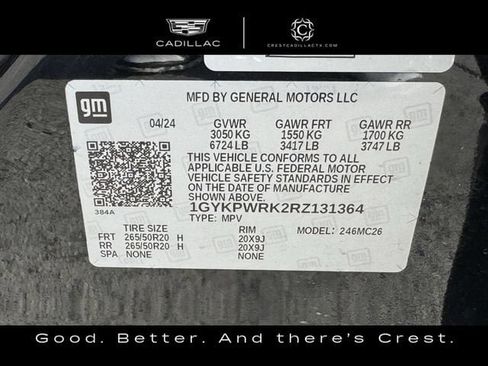 Used 2024 Cadillac Lyriq Sport w/ Nappa Leather Package RWD image 33