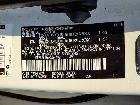 Used 2019 Toyota 4Runner Limited AWD/4WD image 27