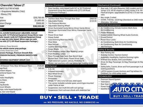 Used 2007 Chevrolet Tahoe LT RWD image 1