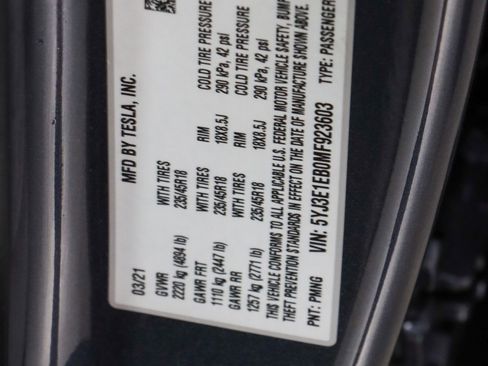 Used 2021 Tesla Model 3 Long Range AWD/4WD image 27