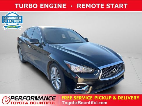 Used 2023 INFINITI Q50 Luxe w/ Cargo Package image 1