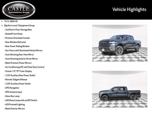 New 2026 RAM 1500 Big Horn AWD/4WD image 3
