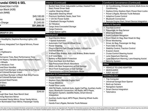 New 2025 Hyundai Ioniq 6 SEL AWD/4WD image 6