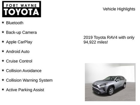 Used 2019 Toyota RAV4 LE w/ Carpet Mat Package AWD/4WD image 7