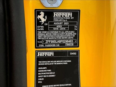 Used 2023 Ferrari 296 GTB RWD image 17