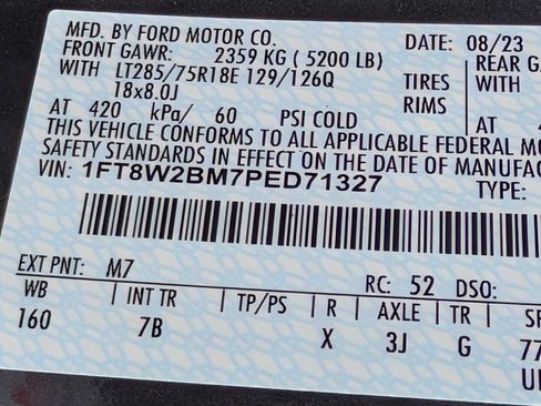 Certified 2023 Ford F250 Platinum w/ Tremor Off-Road Package AWD/4WD image 27