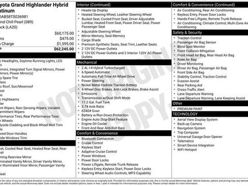 Used 2026 Toyota Grand Highlander AWD Hybrid image 5