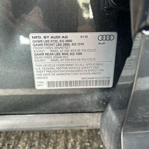 Used 2018 Audi SQ5 Premium Plus w/ S Sport Package AWD/4WD image 26