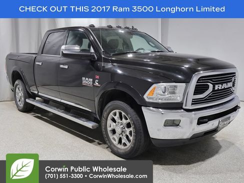 Used 2017 RAM 3500 Laramie Longhorn RWD image 1