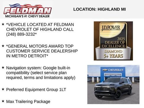 New 2026 Chevrolet Suburban LT w/ Comfort Package AWD/4WD image 3
