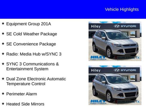Used 2016 Ford Escape SE w/ Equipment Group 201A AWD/4WD image 11
