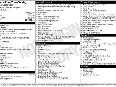 Used 2016 Toyota Prius Three Touring image 10