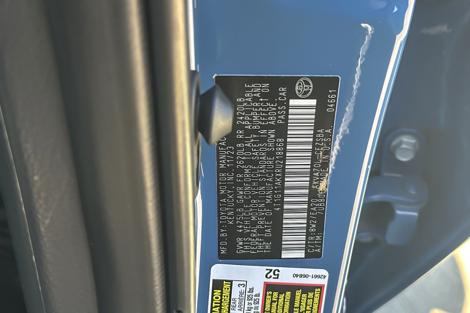 Certified 2024 Toyota Camry SE FWD image 25