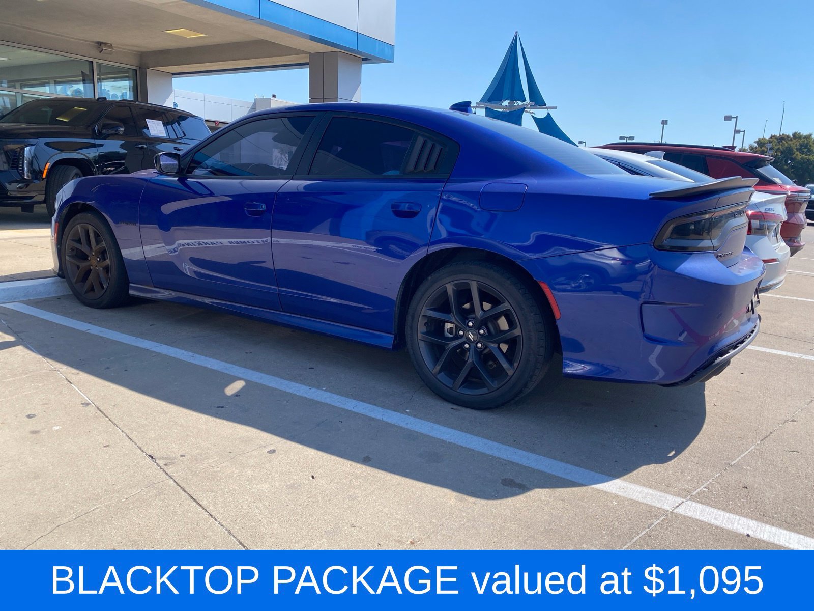 Used 2021 Dodge Charger R/T w/ Blacktop Package RWD image 3