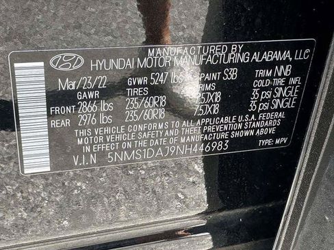 Certified 2022 Hyundai Santa Fe SE AWD/4WD image 31