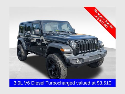 Used 2022 Jeep Wrangler Unlimited Sport AWD/4WD image 1