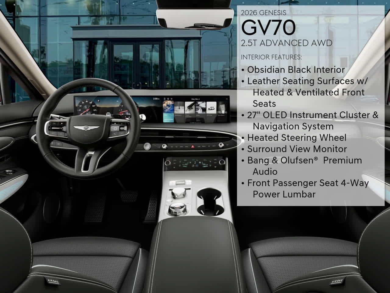 New 2026 Genesis GV70 2.5T Advanced AWD/4WD image 17