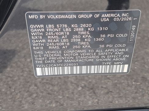 New 2026 Volkswagen Atlas Cross Sport SE AWD/4WD image 32