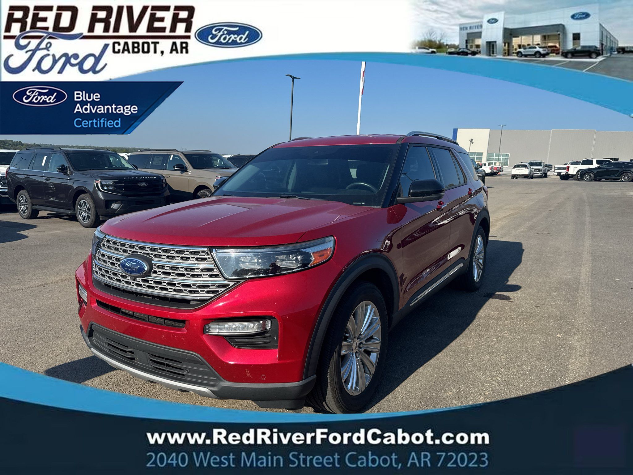 Used 2022 Ford Explorer Limited w/ Equipment Group 301A RWD image 1