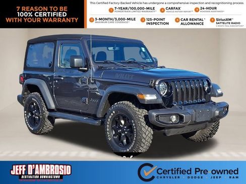 Certified 2023 Jeep Wrangler Willys image 1