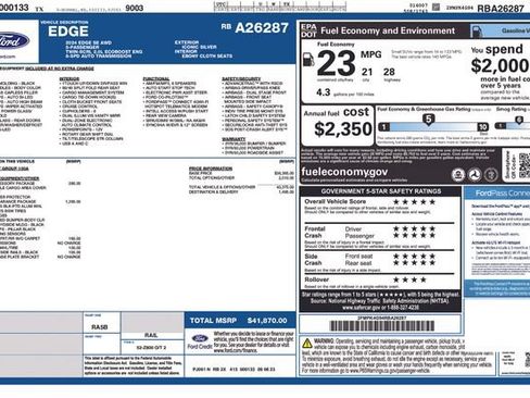 Used 2024 Ford Edge SE w/ Black Appearance Package AWD/4WD image 4