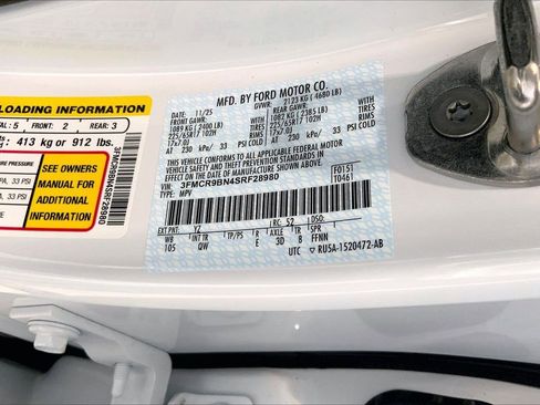 Used 2025 Ford Bronco Sport Big Bend w/ Convenience Package AWD/4WD image 8