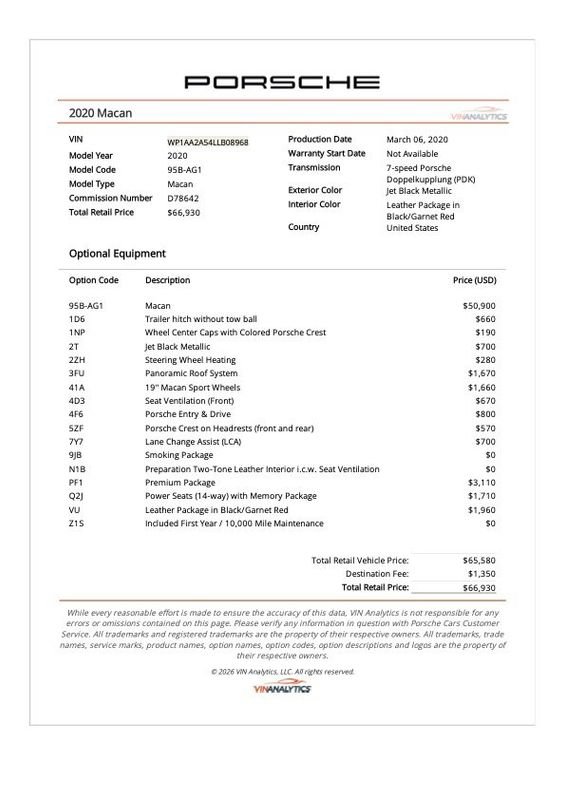 Used 2020 Porsche Macan AWD/4WD image 2