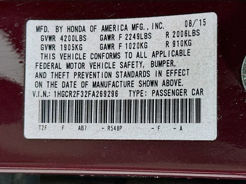 Used 2015 Honda Accord LX image 35