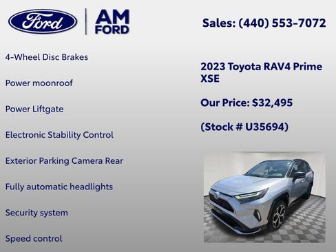 Used 2023 Toyota RAV4 XSE AWD/4WD image 12