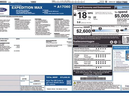 New 2027 Ford Expedition Max Active AWD/4WD image 24