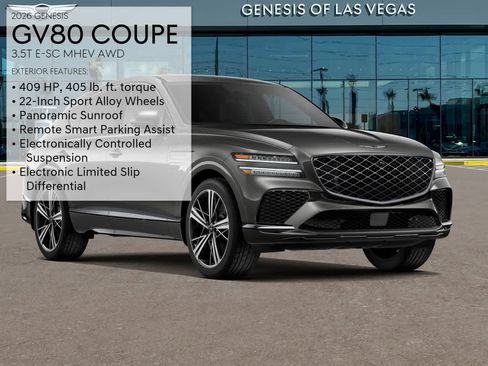New 2026 Genesis GV80 3.5T e-SC image 3