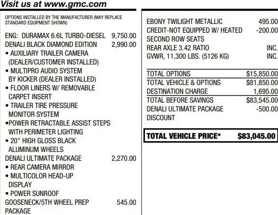 Certified 2022 GMC Sierra 2500 Denali w/ Denali Black Diamond Edition AWD/4WD image 2