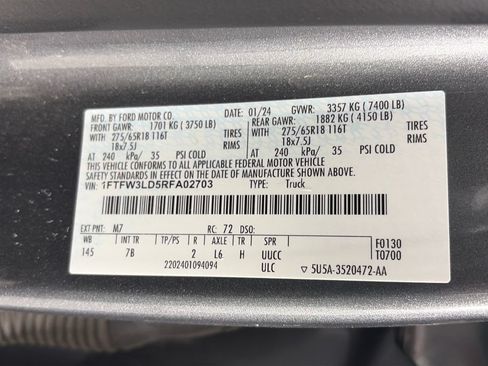 Used 2024 Ford F150 XLT w/ Mobile Office Package AWD/4WD image 9