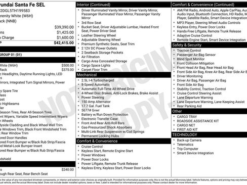 New 2026 Hyundai Santa Fe SEL AWD/4WD image 25